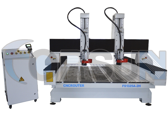 CNC router double tête