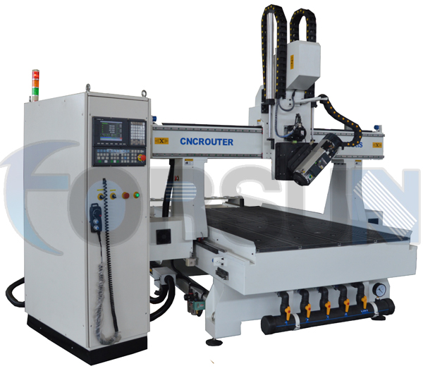 Line style ATC 4 Axis CNC Router FS1325D-4Axis
